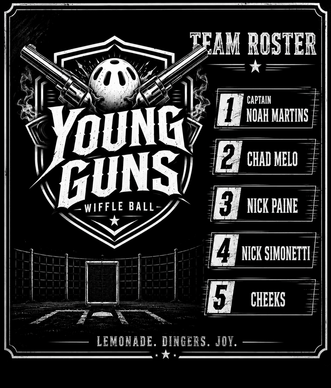Young Guns official roster graphic